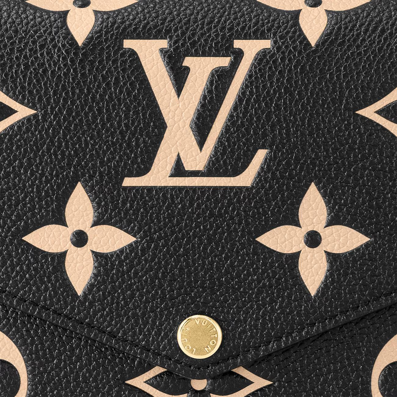 Túi Louis Vuitton Félicie Pochette Nữ Monogram Empreinte Đen Be